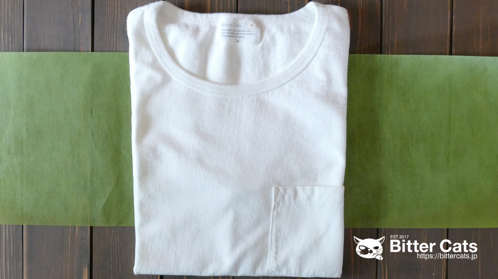 【お知らせ】Bitter Cats ポケット吊り編みTシャツ（BCTS-S001）6月30日（金）販売開始