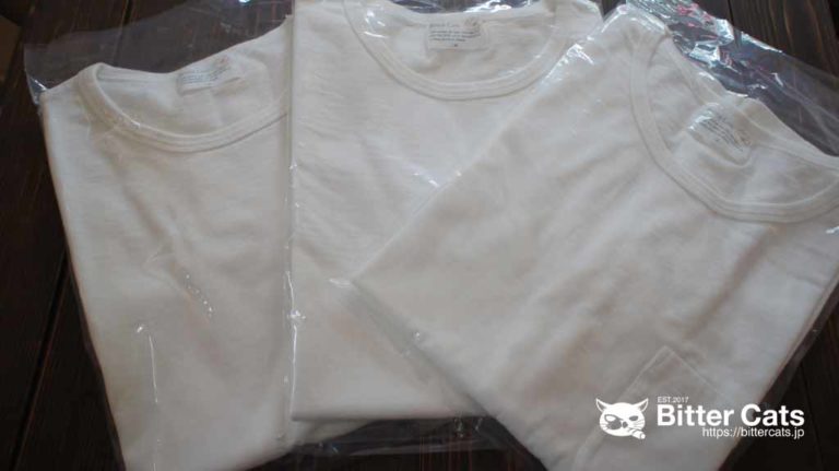 【お知らせ】Bitter Cats 吊り編みポケットTシャツ（BCTS-S001）来週より販売開始します